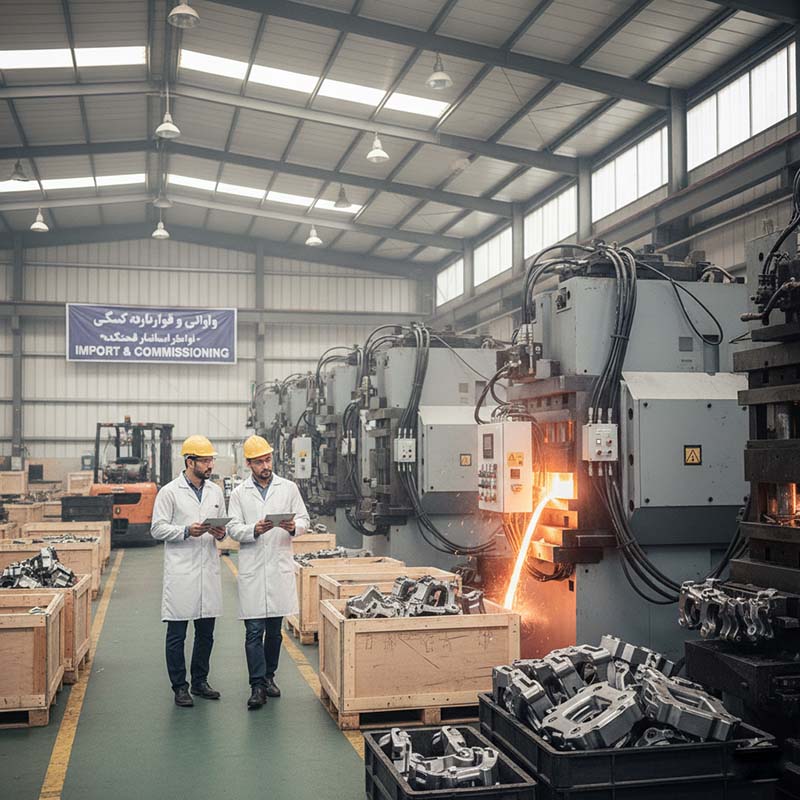 ماشین‌ آلات ریخته‌ گری دست دوم 